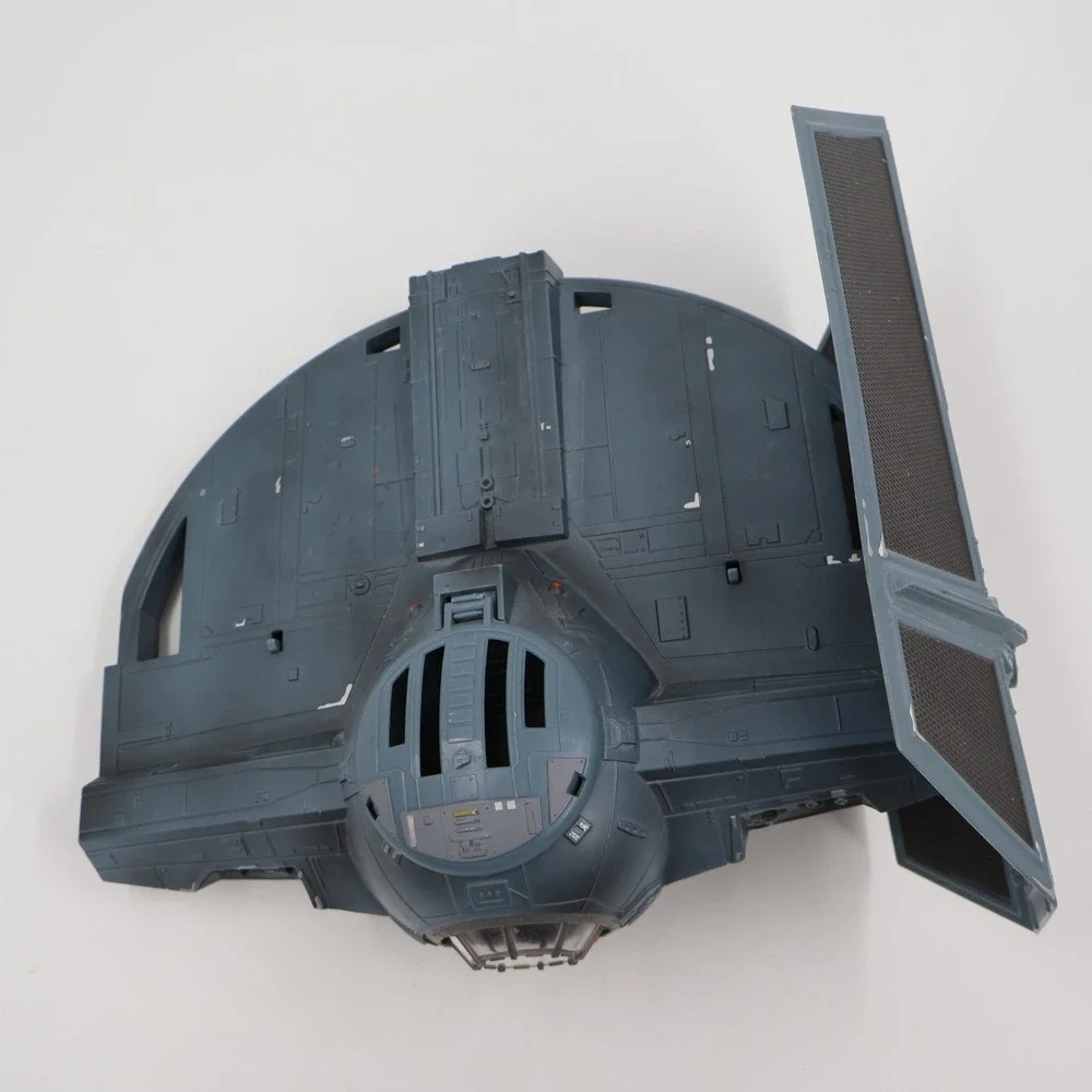 Hasbro Star Wars TIE Fighter Vehicle 2003 Incomplete Gray Imperial Starship Toy